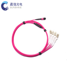 Factory supplying LSZH 12/24 core mpo connector MPO/MTP fiber optic patchcord